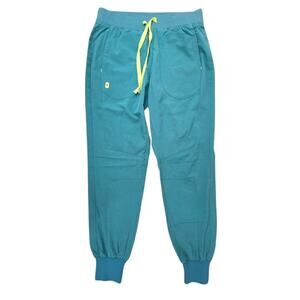 FIGS Callao Utility Jogger Scrub Pants Teal E.A.C. W20SW2009 Small Womens Nurse